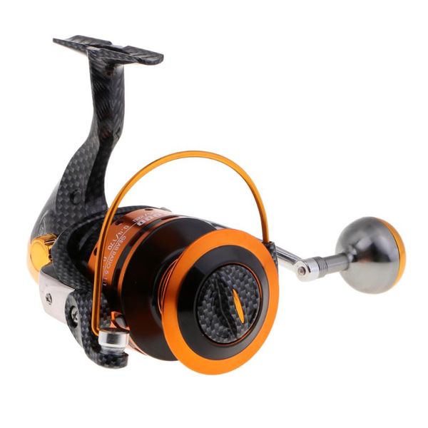 

metal spinning fishing reel 12+1 bb unique lotus handle casting reels baitcasting