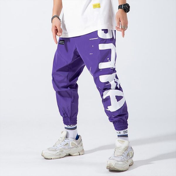 

streetwear side striped joggers hip women pant hop checkerboard pockets sweatpants black trousers track