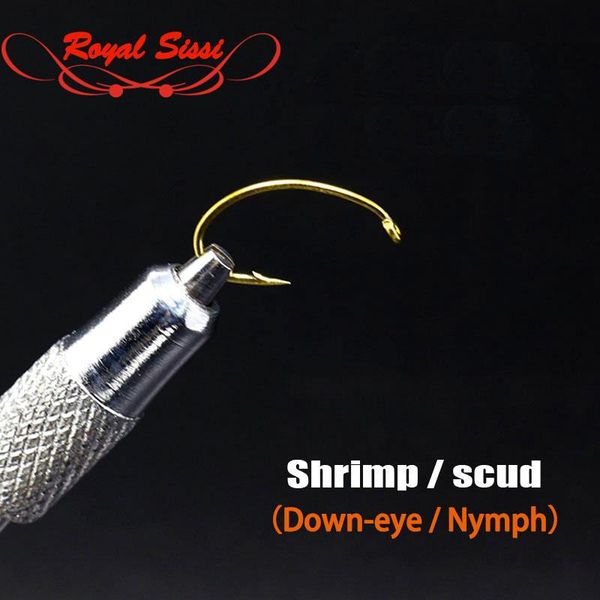 

fishing hooks 30pcs/pack size 16# 14# 12# 8# 6# 4# tying wide-gape scud bug hook/reversed nymph shrimp&caddis pupa