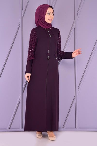 

ethnic clothing stamp detail ferace purple rba1006, Red