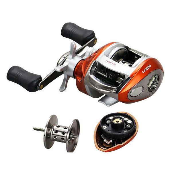 

yancy 2021 12+1bbs baitcasting fishing reel magnetic brake 6.2:1 high speed carp left right hand bait casting reels