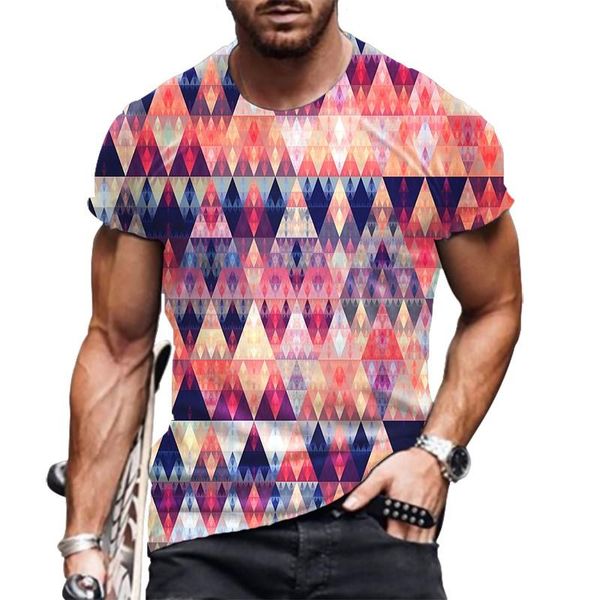 

men's t-shirts t shirt for men summer personalized pattern 3d printing round neck short sleeve loose casual oversized pullover, White;black