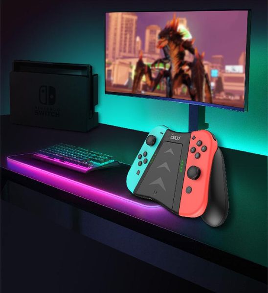 

game controllers & joysticks ipega pg-sw060b ns switch charging handle with card slot decomposition hand bracket grip for joy-con