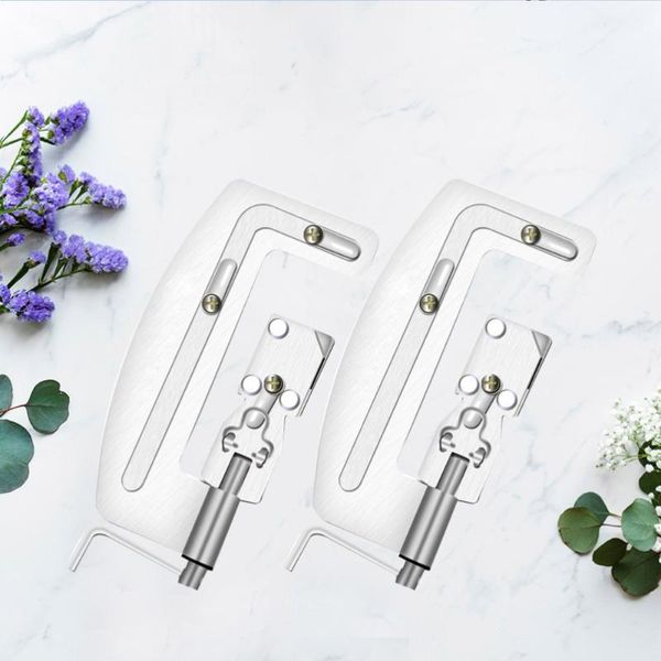 

fishing line tying tool hand-operated string knotter portable hook (silver) hooks