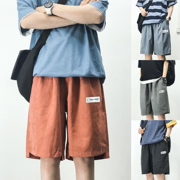 

men's summer casual beach shorts jogging short pants male fashion japan style large size solid color loose drop, White;black