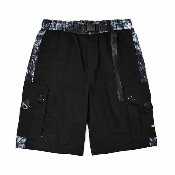 

zhuzunzhe men hip hop shorts joggers streetwear 2021 harajuku cargo patchwork design black baggy short pant men's, White;black