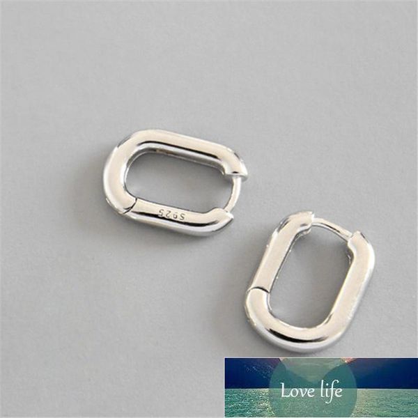 

stud girls minimalist 925 sterling silver earrings vintage geometric ellipse handmade party accessories jewelry gifts, Golden;silver