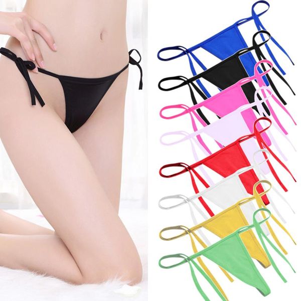 

women's panties lingerie thongs underwear briefs erotic thong passion t-back bandage bikini underpant, Black;pink