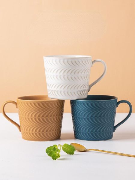 

mugs creative retro mug home ceramic cup coffee couple boys simple water cups