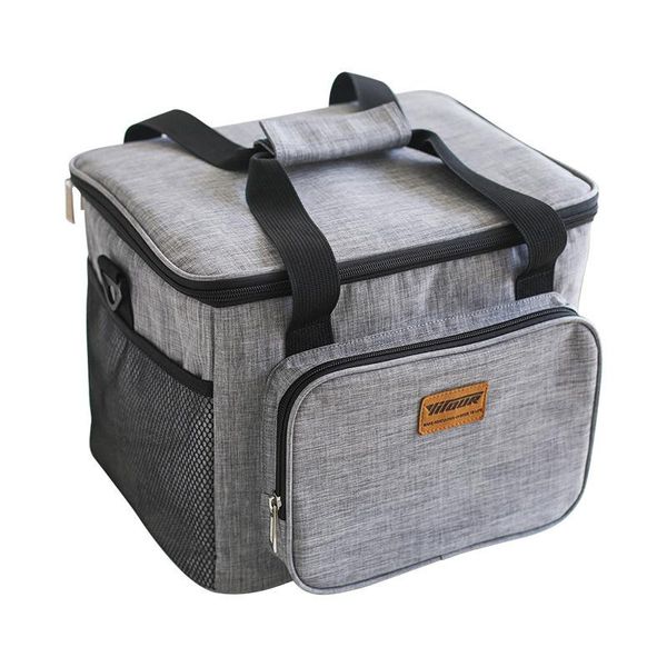 

ice packs/isothermic bags 17l portable cooler bag thermal lunch picnic box meal insulated delivery drinks cans cool pack vehicle insulation