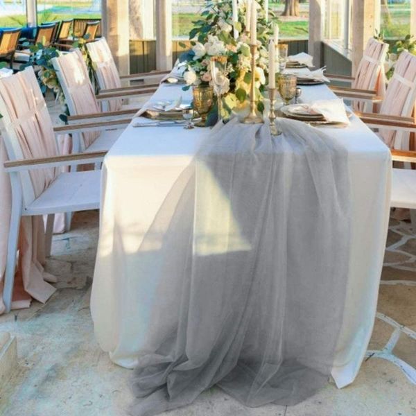 

party decoration sheer scarf organza table swags wedding for event runner skirt stair bow backdrop tiers valances