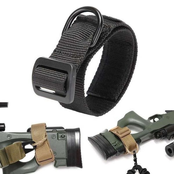 

outdoor gadgets yakeda heavt duty tactical shoulder strap gun sling loop attachment with metal d ring rifle buttstock adapter for sgun