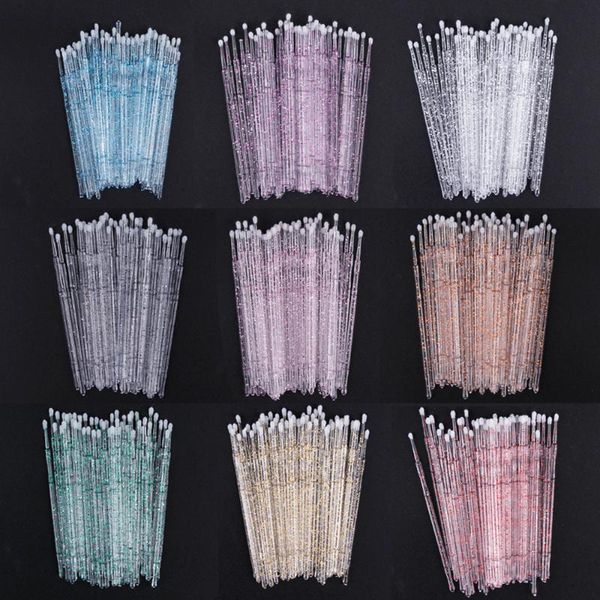 

makeup brushes 50/100pcs crystal microbrush eyelash extension micro lash removing swab applicator individual eyelashes tools