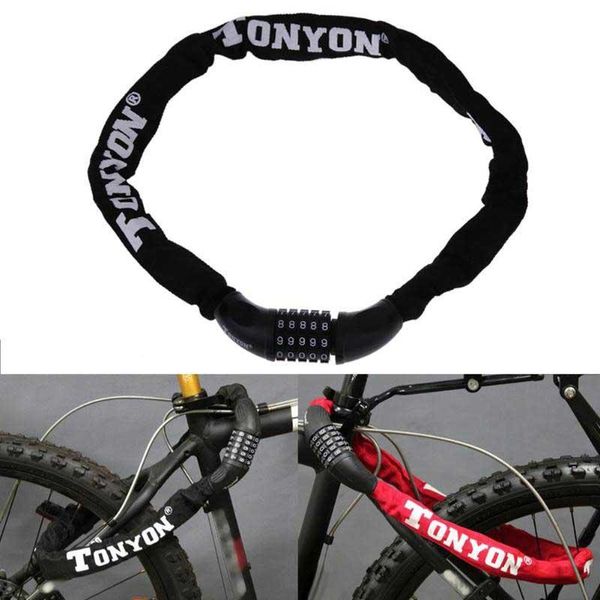 

bike locks password bicycle lock security anti-theft mtb cycling combination chain code key motorcycle cable