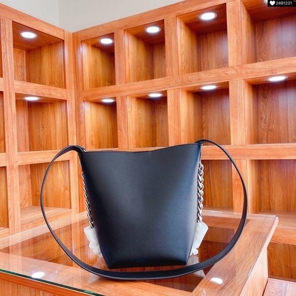 

2021 korean version ins retro water bucket large capacity bag casual versatile net red one shoulder messenger bag