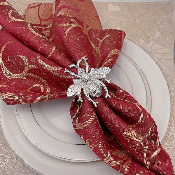 

napkin rings 10pcs/lot animal insect ring alloy wedding el tableware buckle deskdecoration
