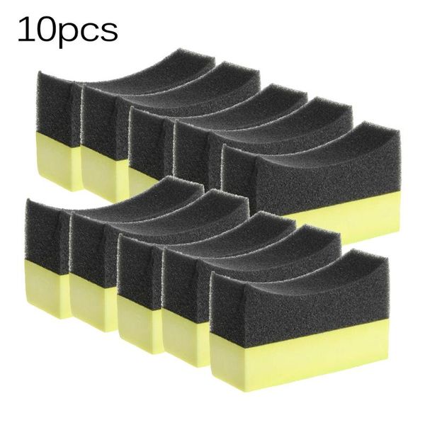 

car sponge auto tire dressing applicator curved foam pad washing multifunctional accessories