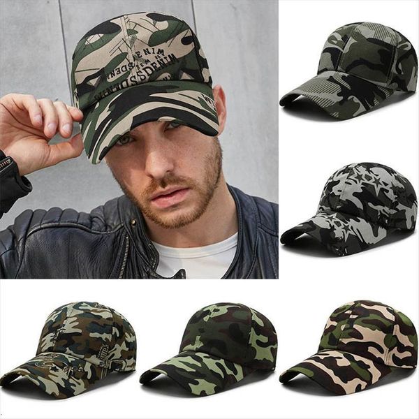 

camouflage tactical hats camo women men baseball caps outdoor hunting fishing summer sun, Blue;gray