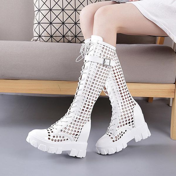 

boots high-heeled women's slim and 2021 summer all-match, Black