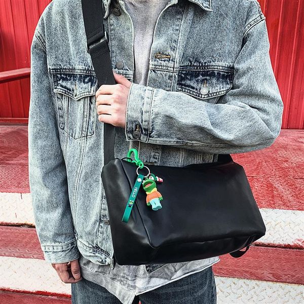 

original brand messenger bag couple japanese fashion female shoulder ins personality hip-hop casual cross body