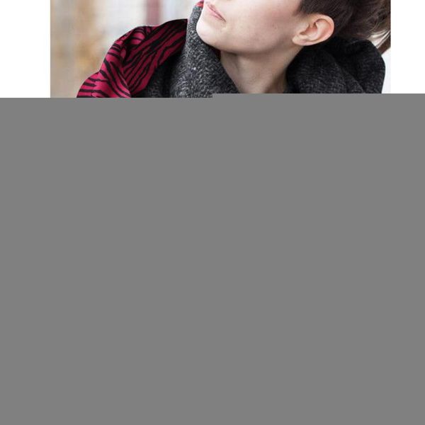 

cycling caps & masks 2021 women winter retro designer scarf wraps soild printing button soft wrap casual warm scarves female face cover, Black