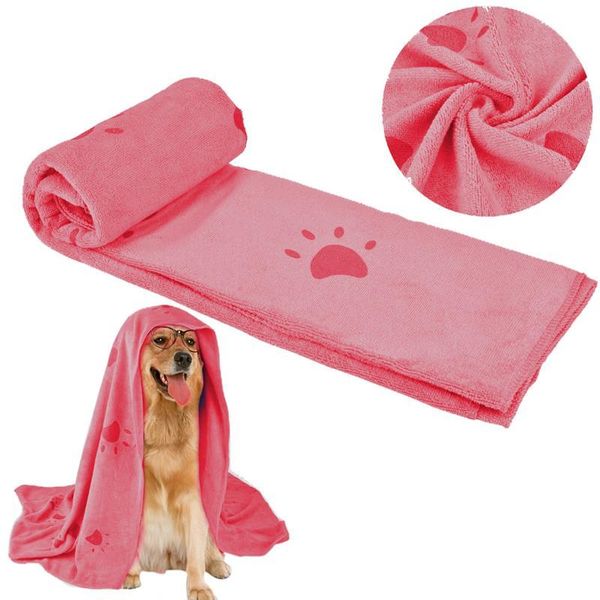 

dog apparel pet towel design ultra-absorbent multi-purpose bath