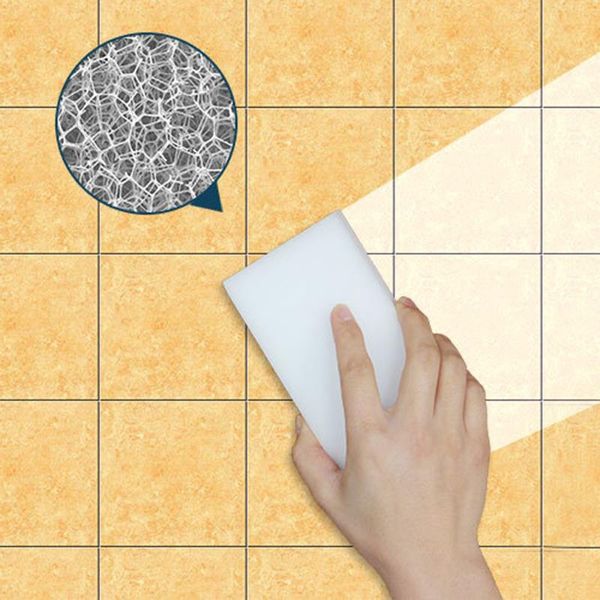 

cleaning cloths white magic sponge brush kitchen washing cleaner tool