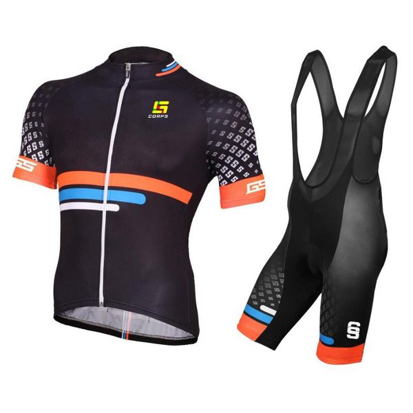 

racing sets gs scotte cycling jersey 2021 men's short sleeve breathable bicycle summer clothing, Black;blue