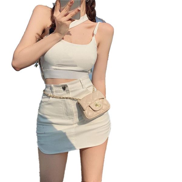 

skirts denim skirt for fashion women black white mini