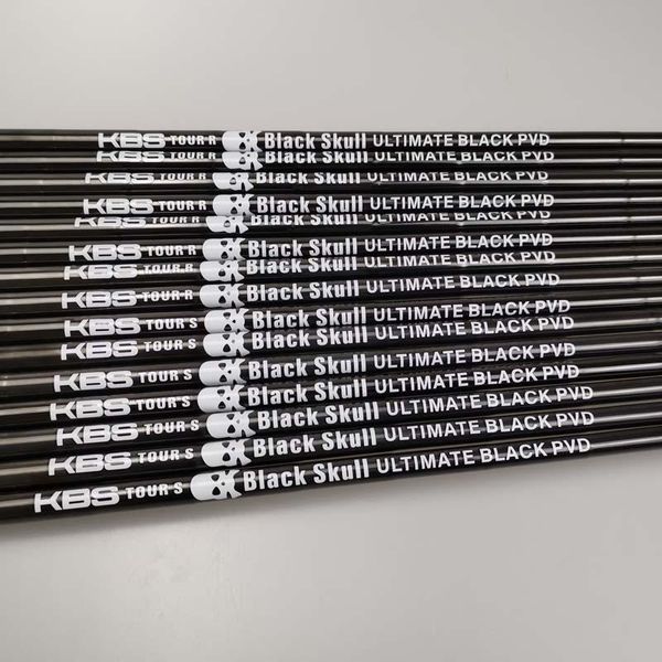 

black clubs kbs tour skull pvd steel shaft s or r irons golf 10pcs complete set of