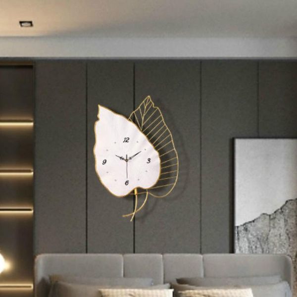 

wall clocks nordic luxury clock modern design large metal minimalist creative living room zegar scienny home decor ad50wc
