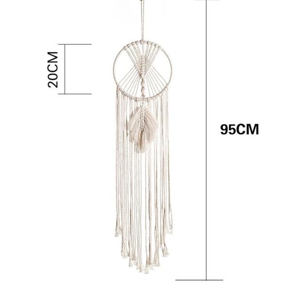 

decorative objects & figurines bohemian handmade dream catcher boho wall hanging tassel dreamcatcher for home decor bedroom ornaments gift
