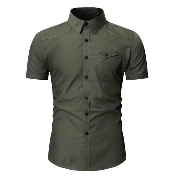 

men's casual shirts blouse fashion button personality pocket short sleeve shirt j81b, White;black