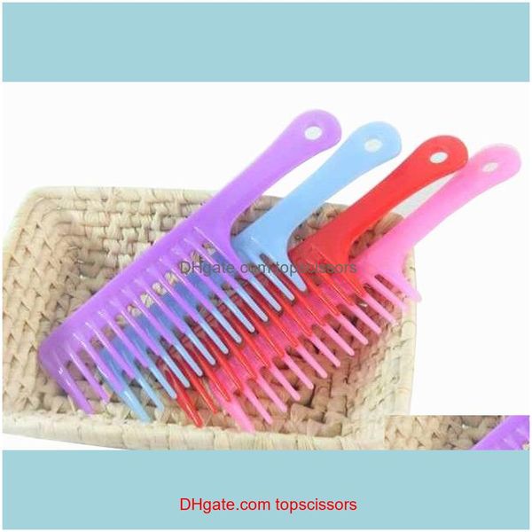 Spazzole Cura Prodotti per lo stylingcurly Special Sub - Color Dente ordinario Large S Parrucchiere Pettine Strumenti per capelli Drop Delivery all'ingrosso 2021 Dw