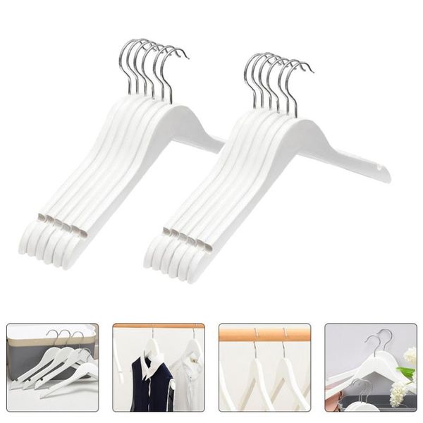 

hangers & racks 12pcs wooden suit clothing storage el clothes hooks