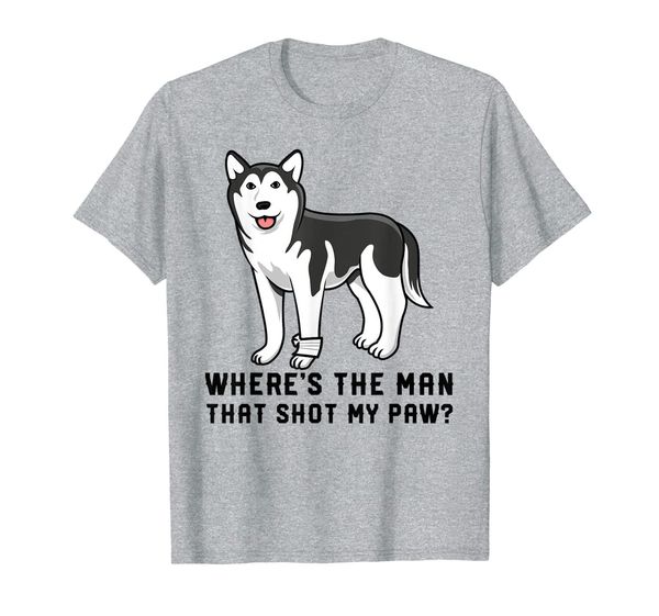 

funny dog dad joke who smy paw dog lovers canine humor t-shirt, White;black