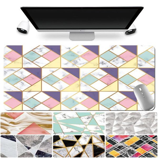 

mouse pads & wrist rests pad gaming gamer large table mat leather shape pattern computer mousepad 30x60cm/30x80cm office keyboard