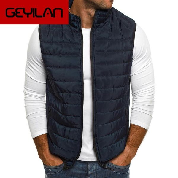 

men's vests mens vest casual outerwear autumn jackets coat men sleeveless waistcoat parka zipper coats 4xl 5xl, Black;white