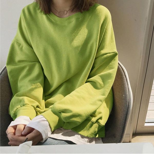 

women's hoodies & sweatshirts women sweatshirt fake 2 piece add wool fleece loose big size warm streetwear female 2021 autumn vestidos, Black