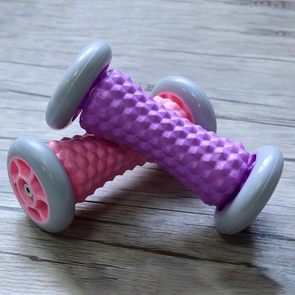 

hexagon foot fitness back leg muscle relaxation shaft yoga wheel exercise stretch fascia roller harmless resistance bands