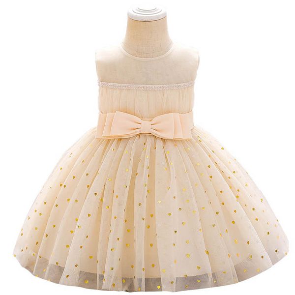 

1st birthday dress for baby girls dresses kids clothes childrens princess skirt soft mesh bow pettiskirt party b8108, Red;yellow