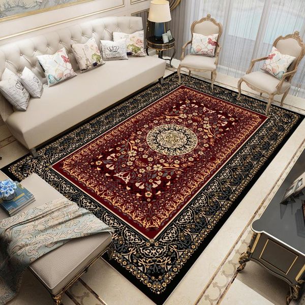 

carpets persian vintage carpet for living room bedroom mat non-slip area rugs absorbent boho morocco ethnic retro