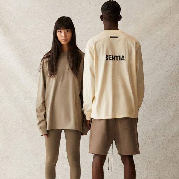 

21ss usa hip hop back 3d silicon logo tee cool skateboard t shirt men women cotton long sleeve casual tshirt, White;black