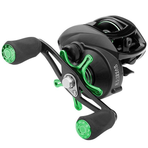 

fishing reel bs2000 baitcasting 8.1:1 high speed 8kg max drag shallow deep spool reinforced carp 01 reels