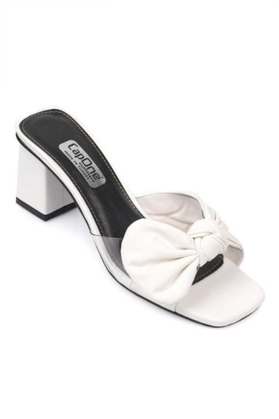 

slippers women's white heels transparent, Black