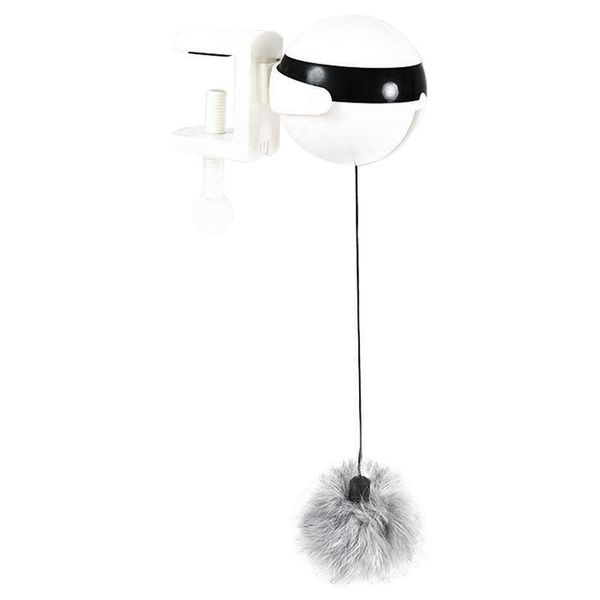 

self playing cat toy teaser automatic lifting electric ball with fluffy wwo66 toys