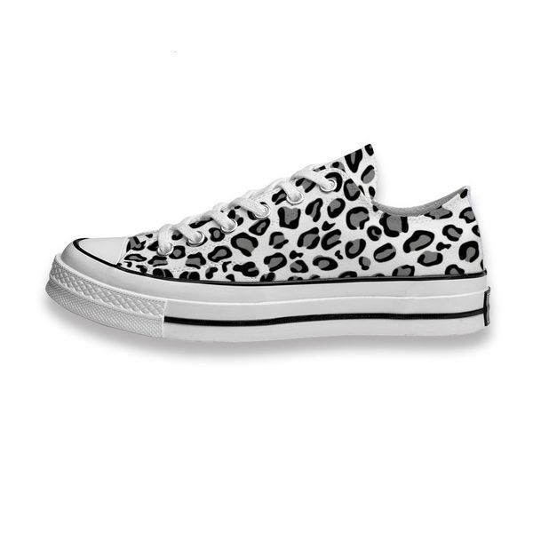 

custom printed shoes leopard print black white sneakers low mens womens skateboard sport footwear diy trainers canvas casual shoe