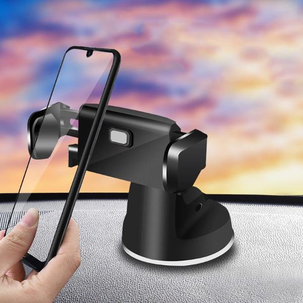 

interior decorations car ornament silicone 360 rotating phone holder non-slip mat automobile dashboard adjustable angle sticky pad for gps n