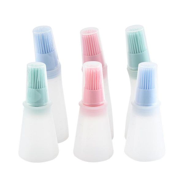 

tools & accessories high temperature resistant silicone bottle oil brush portable barbecue liquid baking kitchen gadgets