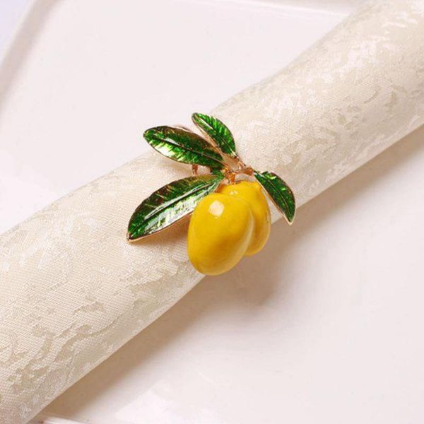 

napkin rings 10 pcs el table decoration buckle fruit ring paper towel ring-abux
